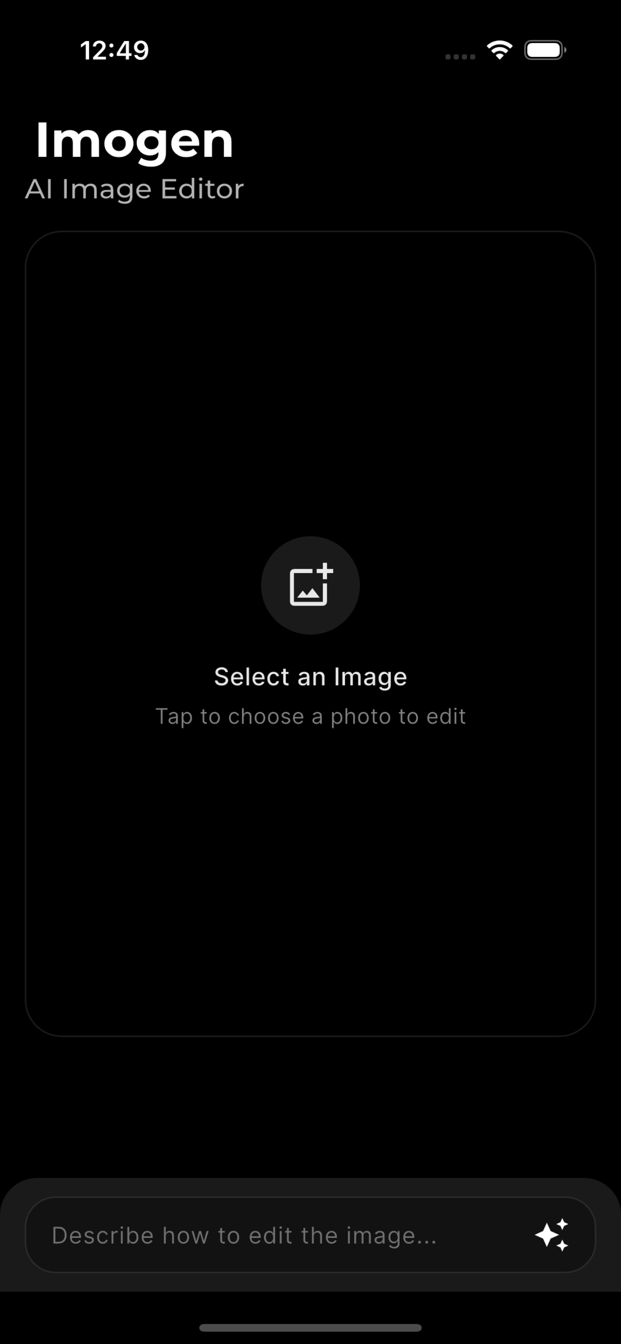 Editgen App Interface
